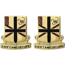 254th Transportation Battalion Unit Crest (Swift and Secure)